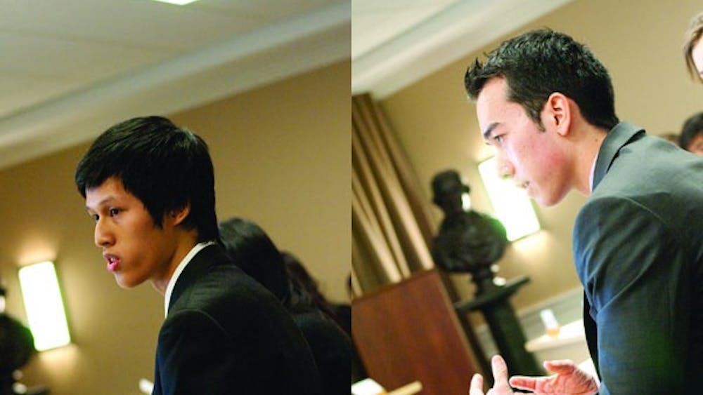 Kevin Nguyen (left) and Alexander Stamey (right).
