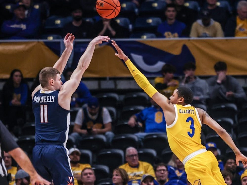 Freshman guard Isaac McKneely scored six points on a pair of three-pointers Tuesday night.