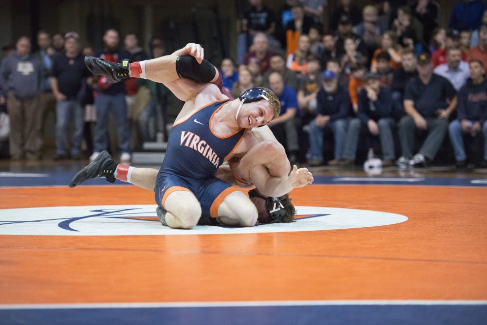 Junior Will Schany won his match against Pittsburgh.