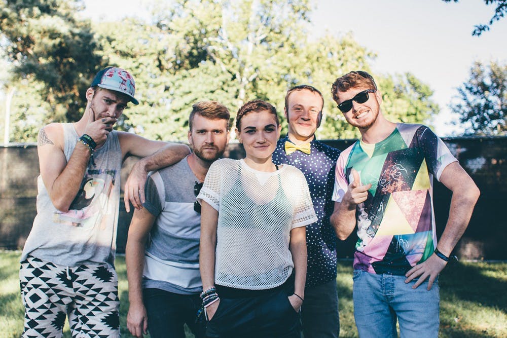 <p>Misterwives performed at Memorial Gymnasium Friday as part of UPC's Springfest.</p>