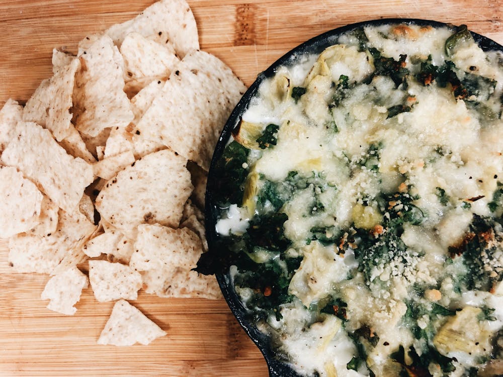 <p>&nbsp;I set out to think differently about how kale could be used, such as with this kale artichoke dip, which makes for the perfect warm and indulgent fall dish.</p>