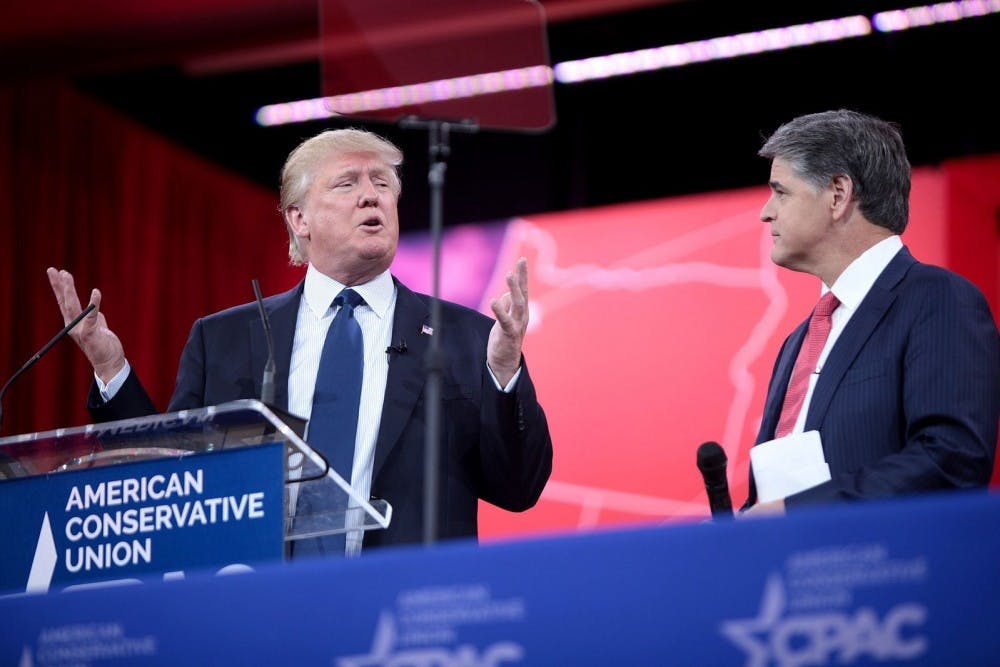 <p>Fox News programs make up five of the six most popular cable news shows in the country, many of which have conflicts of interest with the Trump administration.&nbsp;</p>