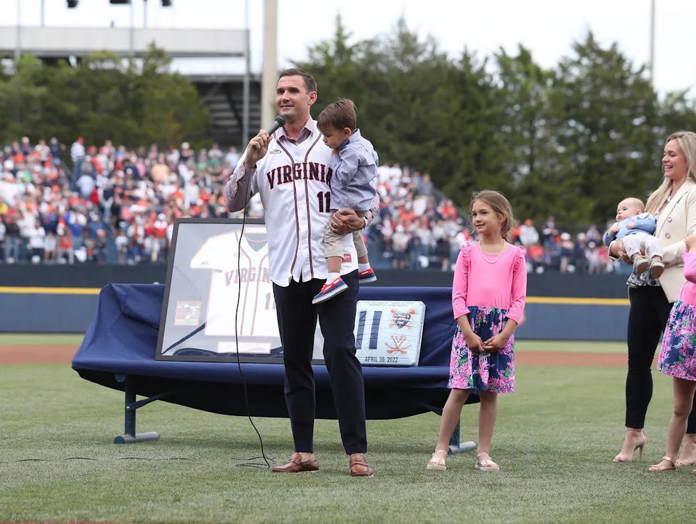 <p>In addition to being the second player in University program history to have his jersey number <a href="https://www.si.com/college/virginia/baseball/uva-baseball-to-retire-number-11-on-ryan-zimmerman-day#:~:text=Zimmerman%27s%20No"><u>retired</u></a>, Zimmerman has also had his number retired by the Nationals.</p>