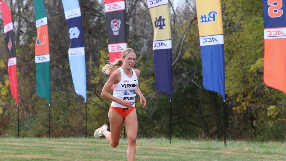 Sophomore distance runner Margot Appleton cracked the top 10 in the women's 6k, leading the Cavaliers to a third-place finish.