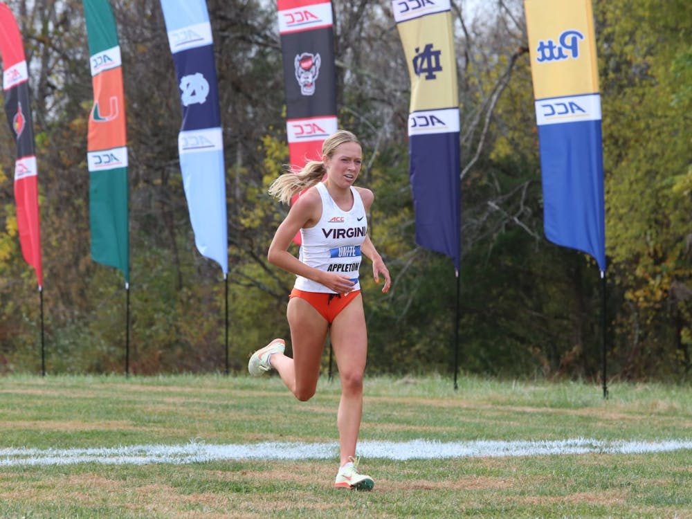 Sophomore distance runner Margot Appleton cracked the top 10 in the women's 6k, leading the Cavaliers to a third-place finish.