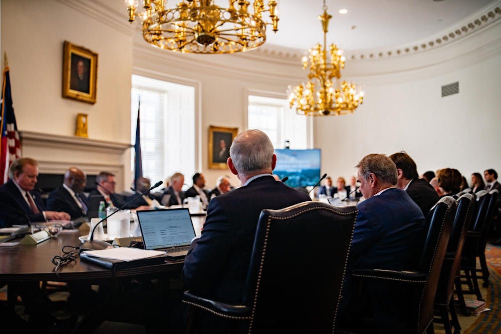 Board of Visitors meeting room, photographed March 5, 2026.