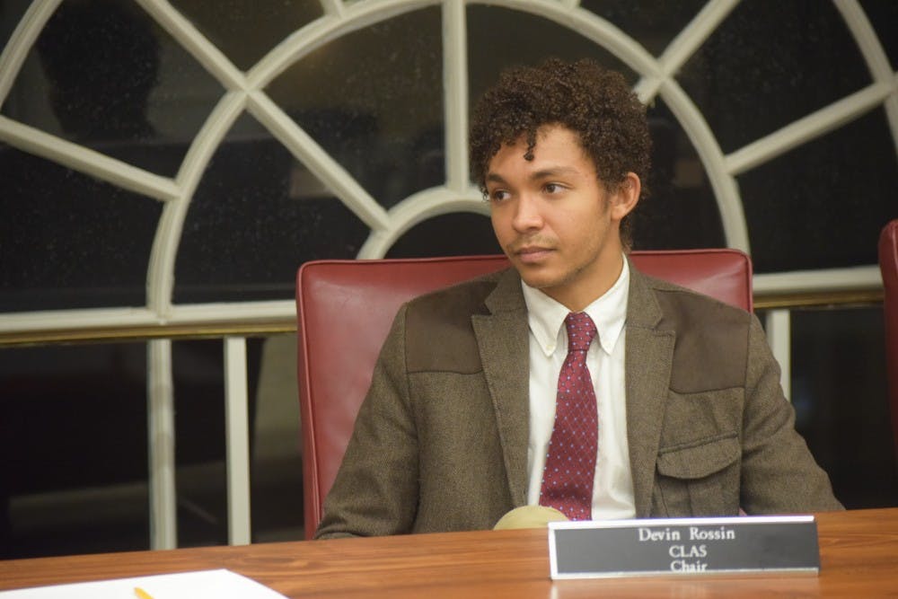 Honor Committee Chair Devin Rossin&nbsp;