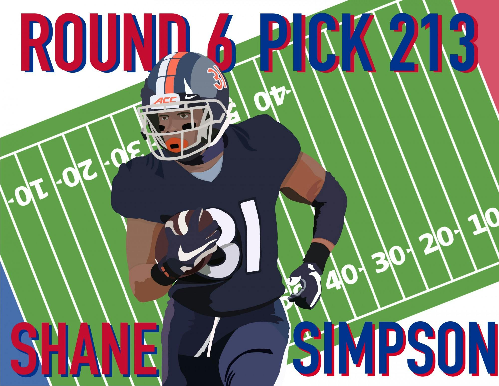Coming off of a strong season at Virginia, running back Shane Simpson has generated buzz among scouts as a mid to late-round pick in the draft.