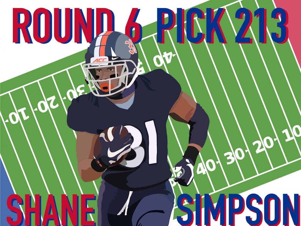 Coming off of a strong season at Virginia, running back Shane Simpson has generated buzz among scouts as a mid to late-round pick in the draft.