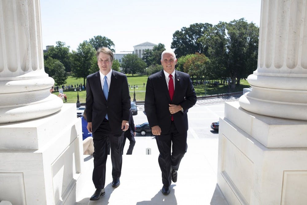 The Senate voted earlier this month to confirm Judge Brett Kavanaugh to the Supreme Court.