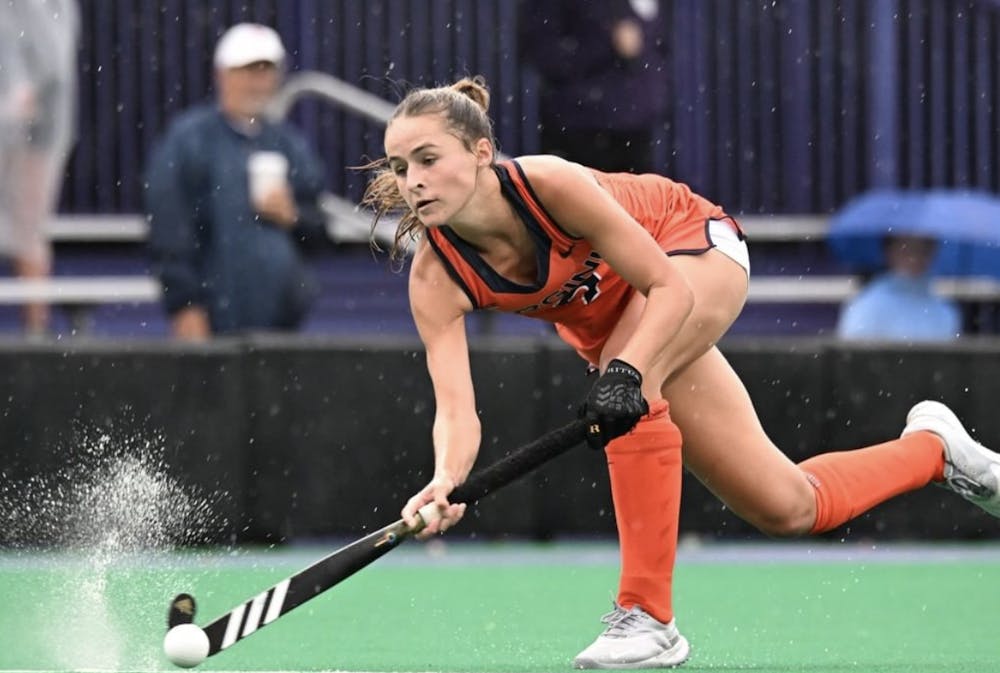 <p>The Cavaliers battled through rainy turf and conditions, but it wouldn't be enough to unseat the top team in the nation.</p>
