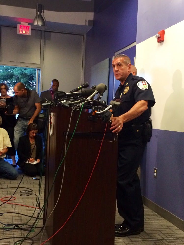 Charlottesville Police Chief Timothy Longo announced at a press conference Tuesday that a new arrest warrant has been issued against Jesse Matthew for abduction with intent to defile.