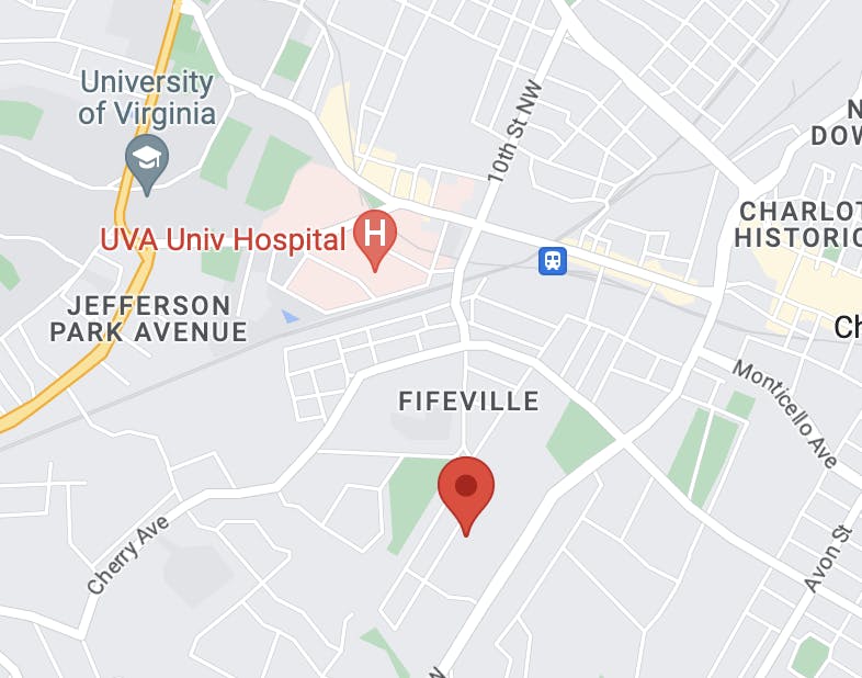 The call was located about a mile from the University corner.