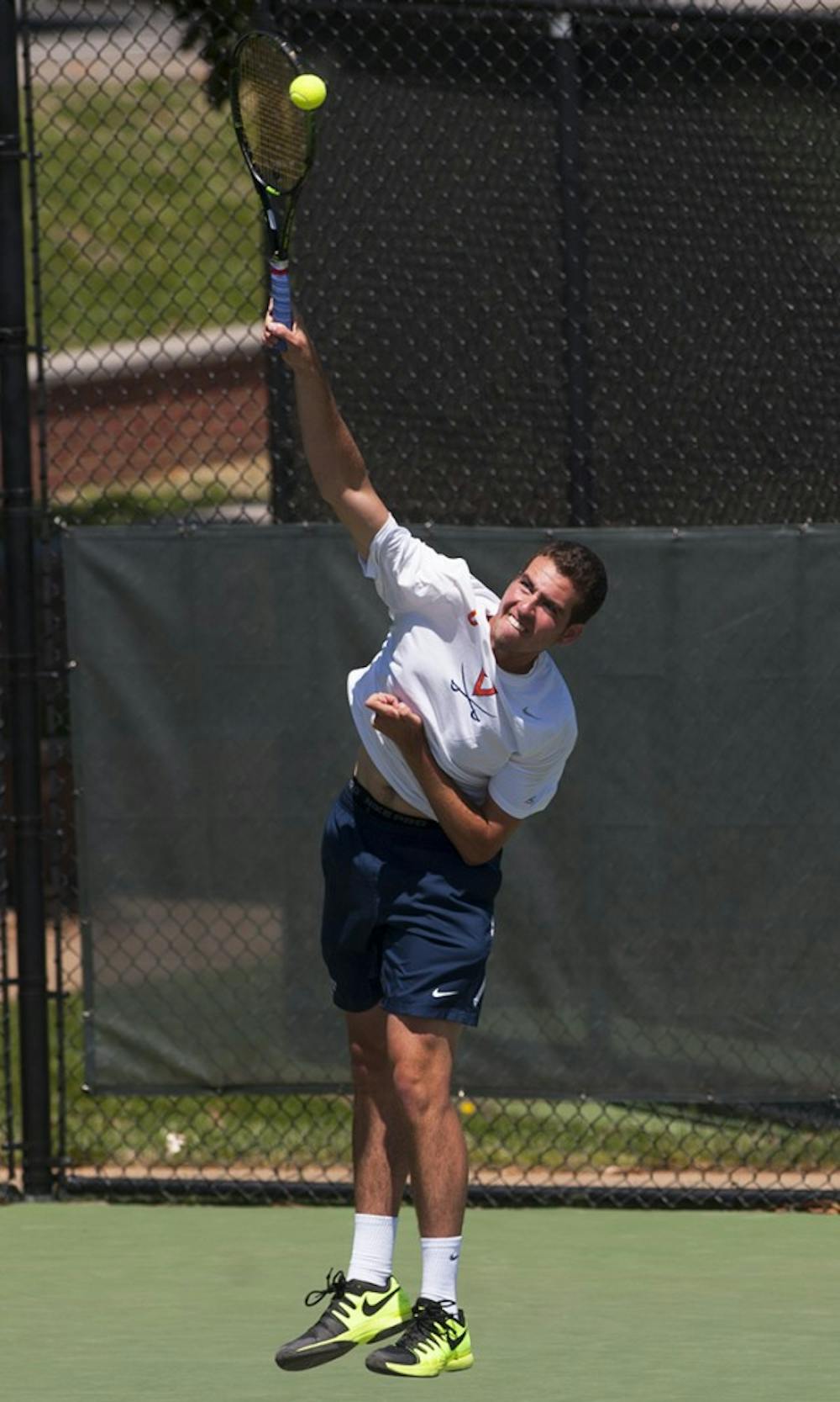 <p>Senior Ryan Shane, a team captain, led Virginia to two wins this weekend, clinching the men's regular season ACC title for the Cavaliers.</p>