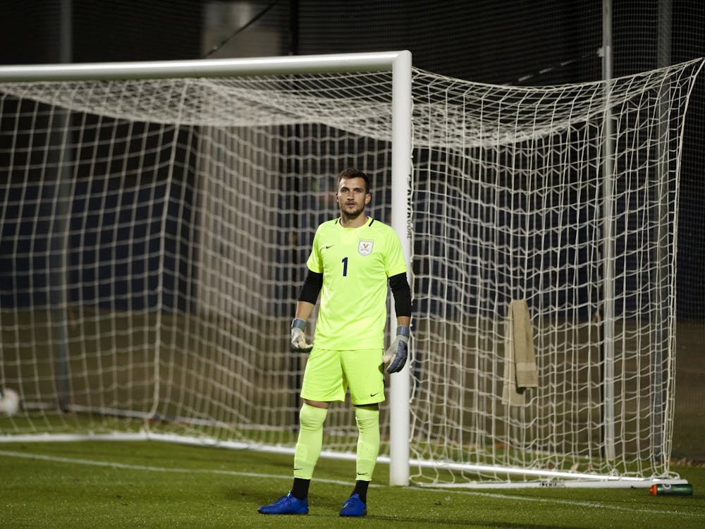 Graduate student goalkeeper Colin Shutler was the last Cavalier picked in the 2021 SuperDraft, ending his decorated Virginia career with 24 shutouts — the third most in program history.&nbsp;