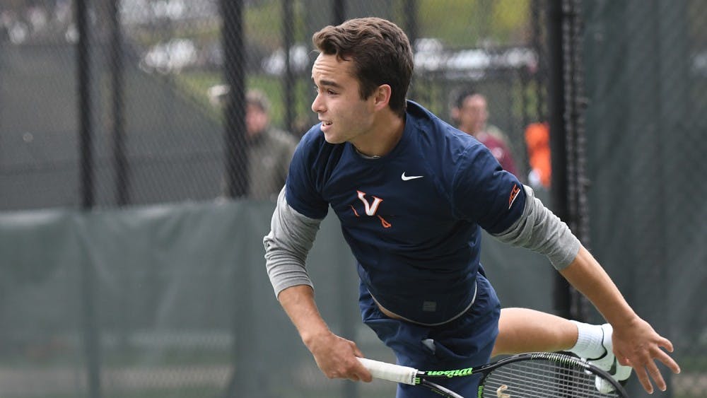 Junior Henrick Wiersholm is now 14-0 on the season in singles play. 