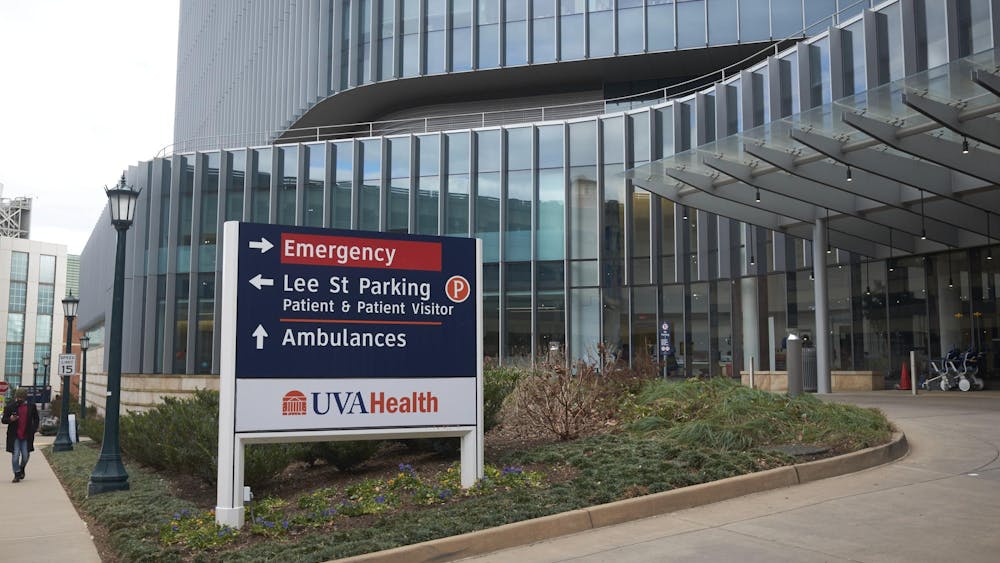 U.Va. Health Emergency Building, photographed Feb. 9