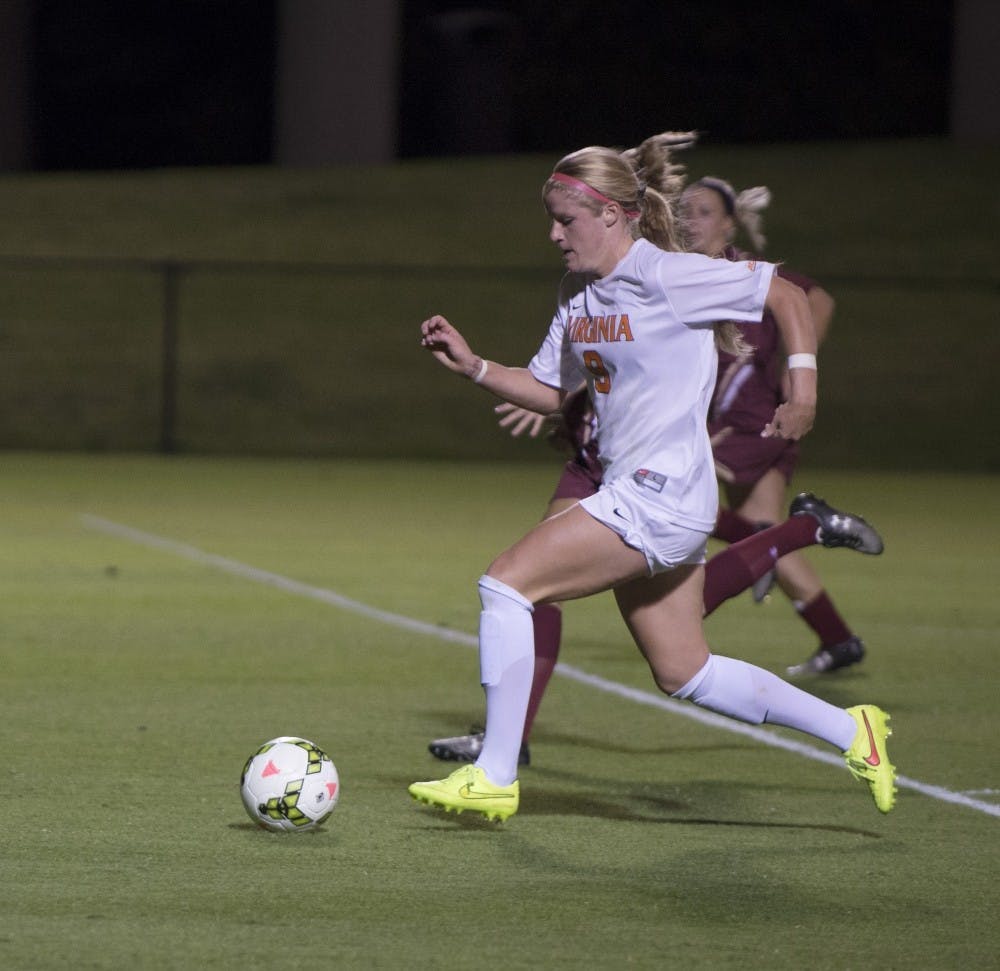 <p>Senior forward Makenzy Doniak netted four goals in a 7-1 victory against N.C. State Wednesday night.</p>