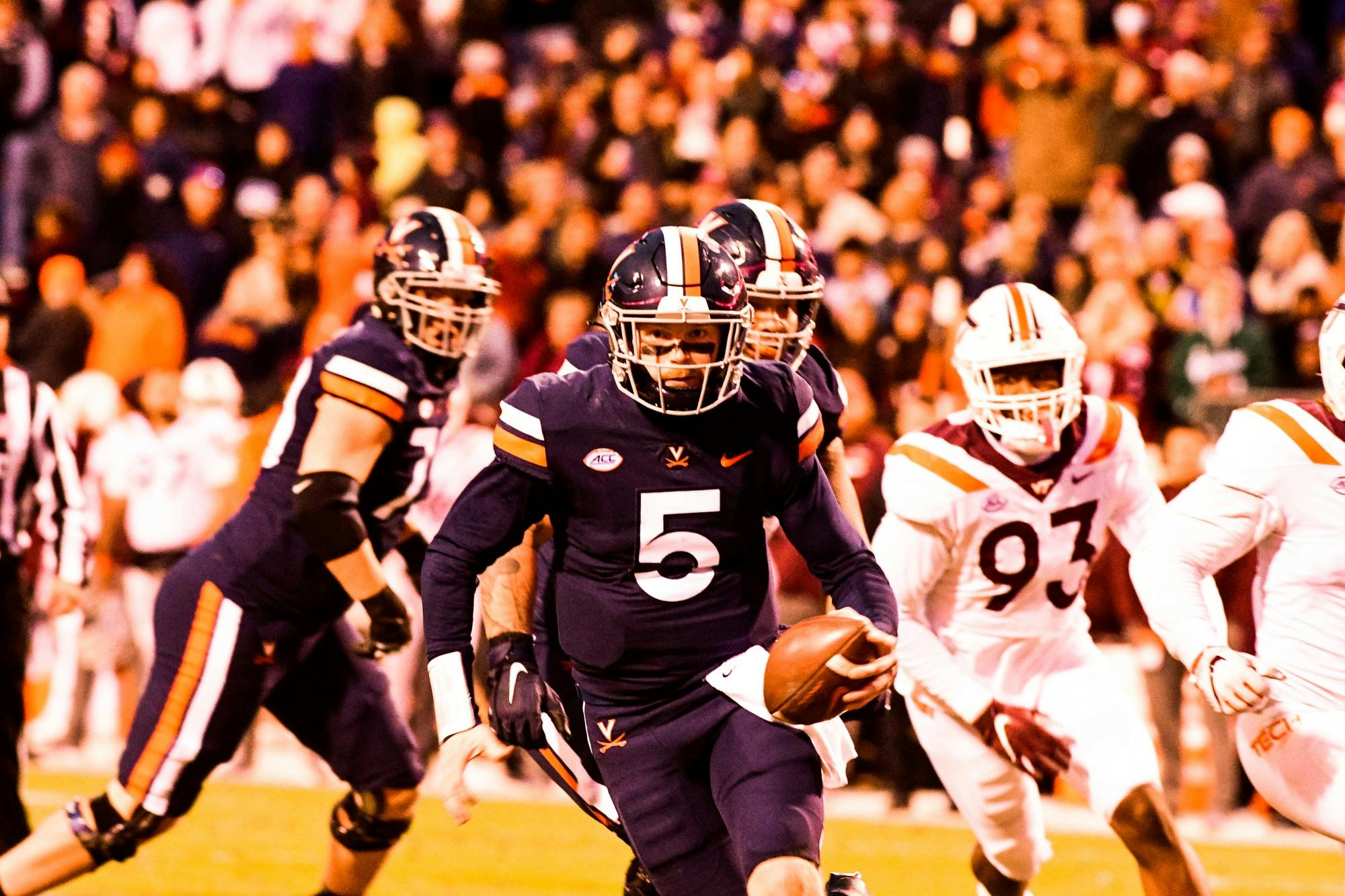 Despite throwing for 400 yards today, Armstrong couldn’t connect with the right people at the most crucial moment of the game.