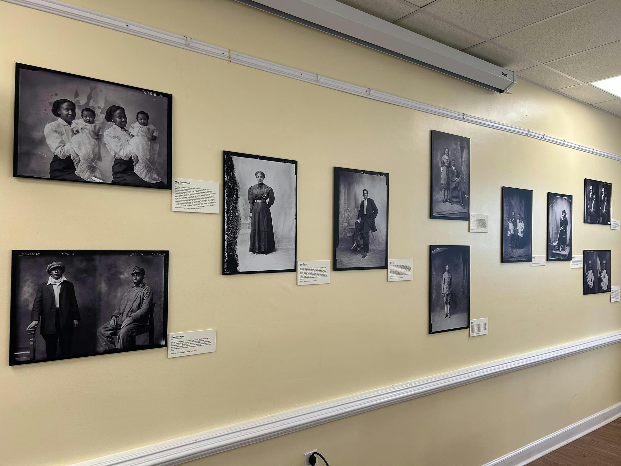 The portraits come from a collection of 10,000 glass plate negatives — glass sheets that were the main method of capturing images before film — given to the University in 1978 from the Holsinger Studio, Mason said. 