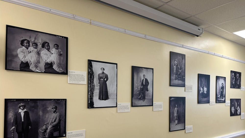 The portraits come from a collection of 10,000 glass plate negatives — glass sheets that were the main method of capturing images before film — given to the University in 1978 from the Holsinger Studio, Mason said.
