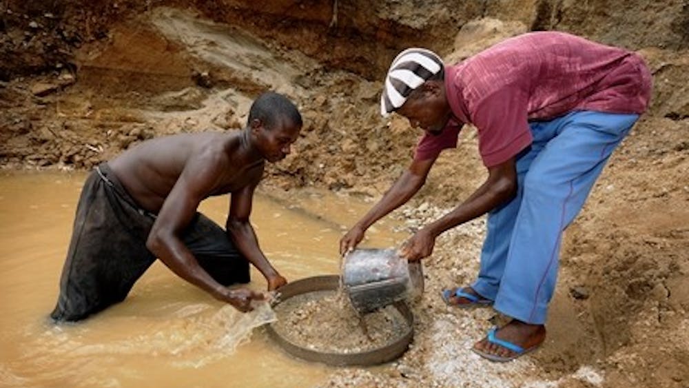 Diamond miners in Africa often work in exploitative conditions, and the profits are sometimes funneled into waging destructive wars