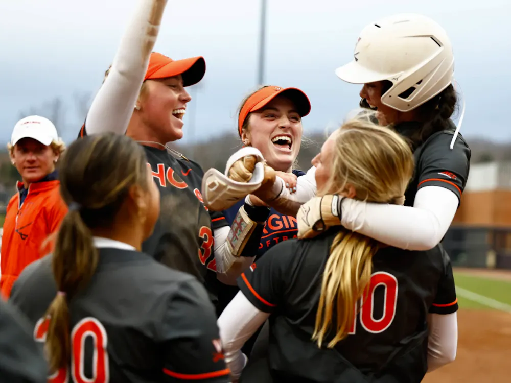 No. 25 Virginia hit six home runs over two games Saturday, punctuating a successful weekend at Palmer Park.