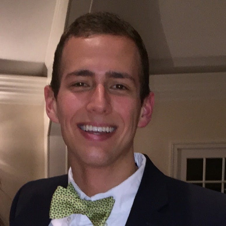 TrevorYear: ThirdSchool: Batten and CollegeMajor: Public Policy and EconomicsU.Va. Involvement: Madison House, JADE Lab, Beta Theta Pi Hometown: Richmond, VAIdeal Date Personality: Funny, outgoing, talkative, adventurousIdeal Date Activity: Go out to a nice dinner Downtown and then go to an a cappella concert Deal breakers? If she doesn’t own a pair of ChacosDescribe a typical weekend: I usually like to spend time outside doing homework or playing sports with friends. Hobbies: Soccer, running, hiking, traveling, socializingWhat makes you a good catch? I am a lot of fun and people find me very interesting.What makes you a less-than-perfect catch? Sometimes I am a little too much fun.What is your spirit animal? A Husky, specifically a puppyWhat's your favorite pick-up line? Do you have a Band-Aid? Because I just scraped my knee falling for you.Describe yourself in one sentence: I like to have a good time and socialize, go Hoos!