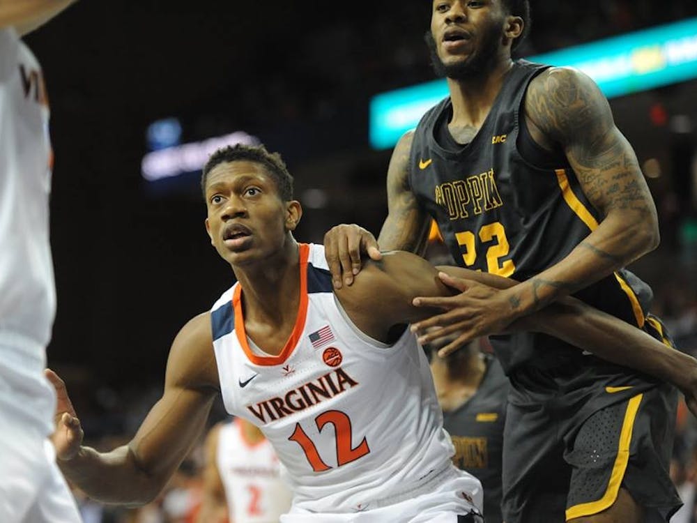 Sophomore forward De'Andre Hunter led the Cavaliers with 23 points Thursday afternoon against Dayton.