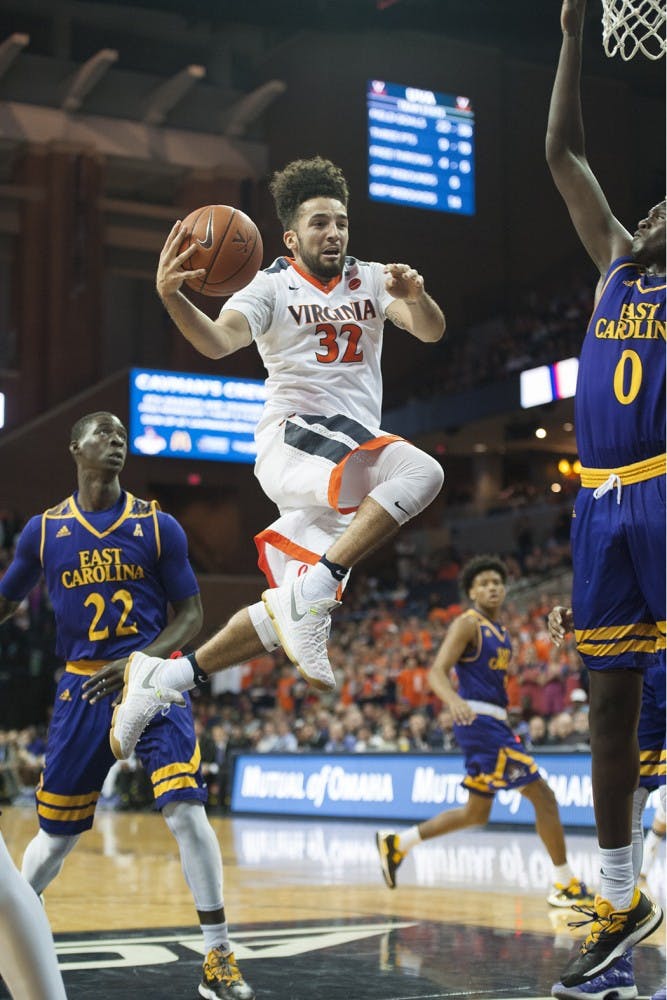Senior guard London Perrantes scored just six points in 20 minutes during Virginia's 71-54 win Wednesday at Boston College.&nbsp;