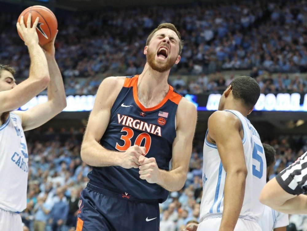 Sophomore forward Jay Huff played key minutes down the stretch against North Carolina.