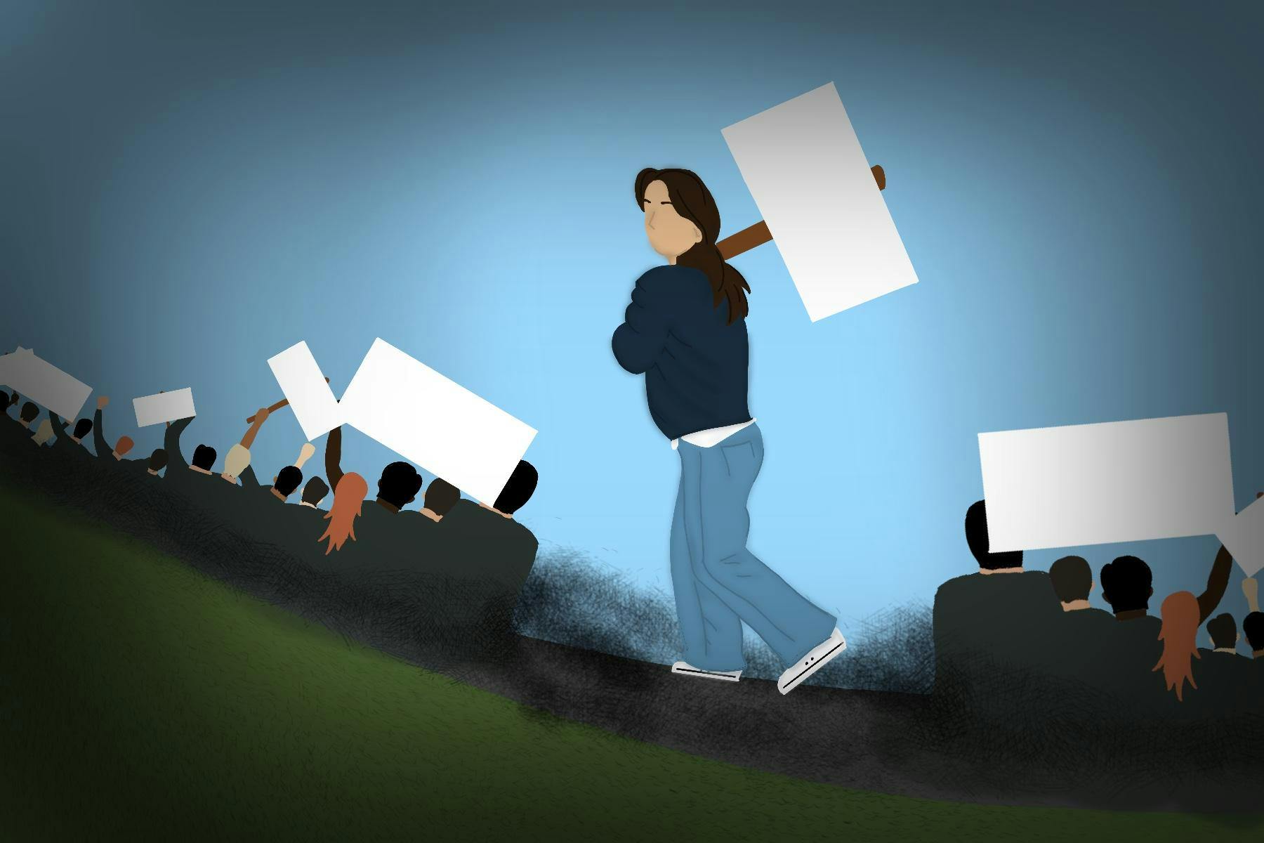 Student voice is powerful, as a shout into the void solidifies when it is joined by others.