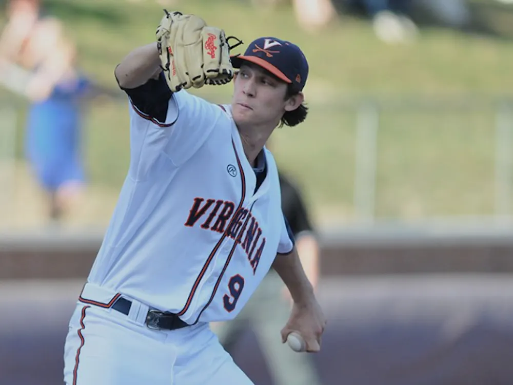 Sophomore starting pitcher Daniel Lynch pitched 7.2 shutout innings on Friday in a 2-0 Virginia victory.