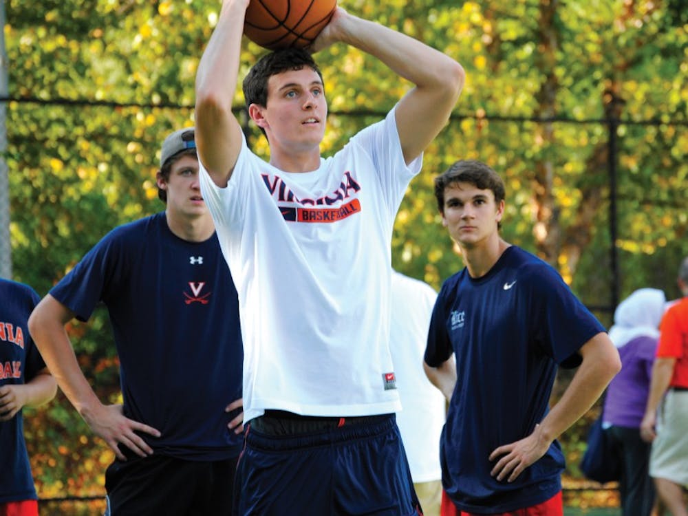 	As the new season approaches, members of the University community take on Virginia basketball players in an event Thursday afternoon in the Dell.