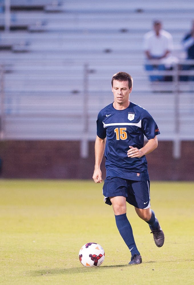 	In his final regular-season game, senior defender Kevin McBride assisted teammate and sophomore midfielder Brian James&#8217; golden goal against Boston College Friday night.