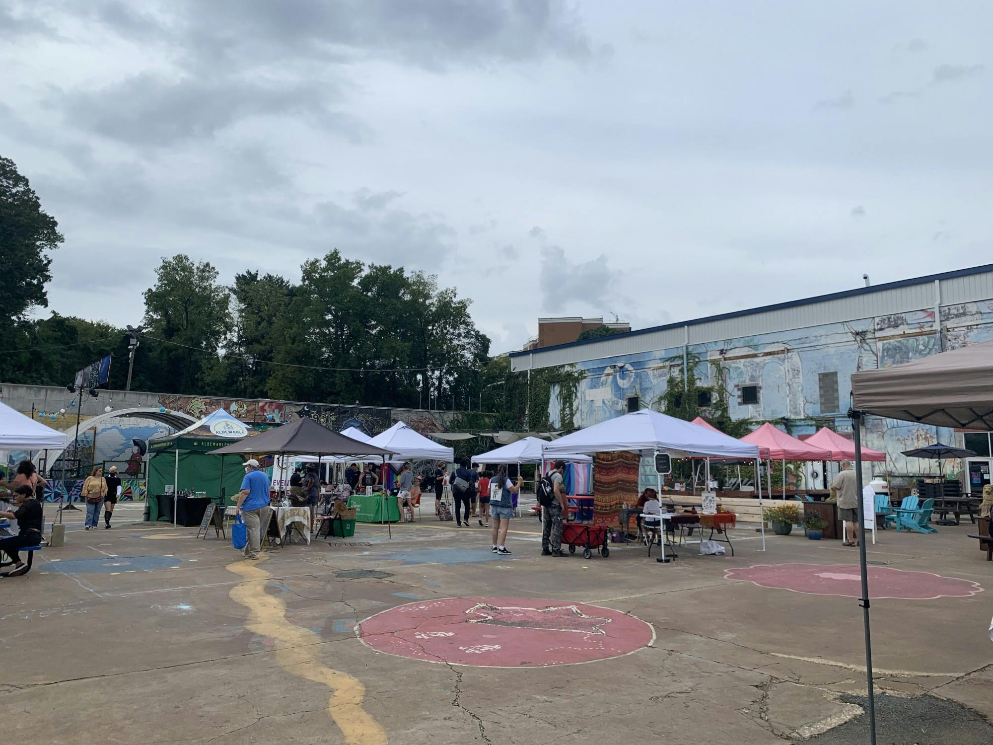 There was an intimate and friendly atmosphere at IX Park Thursday evening, as the Charlottesville Pride Community Network hosted a Thursday Night Market Pride Takeover as part of their weeklong Pride celebration.