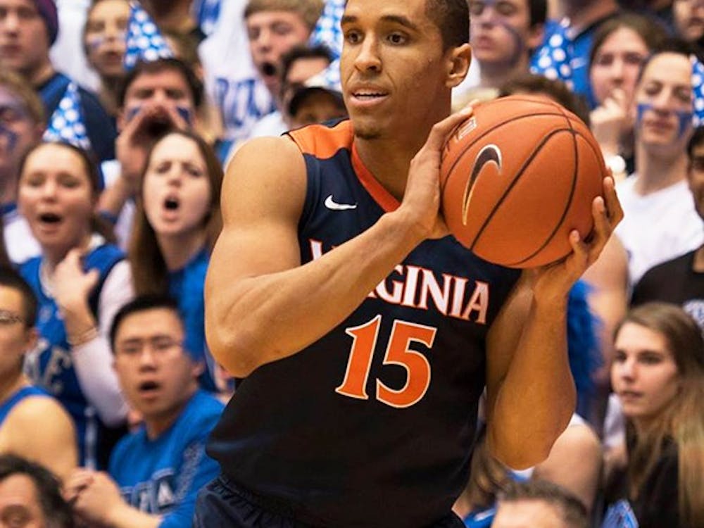 Senior guard Malcolm Brogdon gave Virginia a 62-61 lead with 9.9 seconds left before Duke's Grayson Allen banked home a game-winner Saturday. Brogdon led the Cavaliers with 18 points.&nbsp;