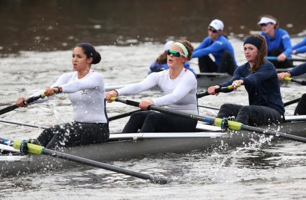 Virginia's First Varsity Eight boat finished a full 20 seconds ahead of Duke in its race&nbsp;Saturday. The Cavaliers swept all five races from the Blue Devils to make for a memorable Senior Day.&nbsp;