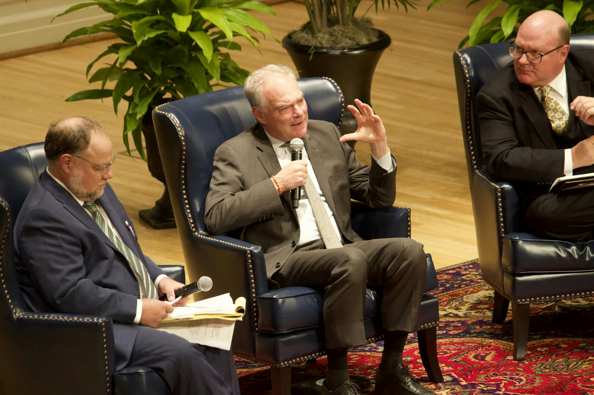 During both events, Kaine said the attack on the Capitol and the rally are deeply connected, as the perpetrators of both events fear losing their place in the “social order” by people of different religions, ethnicities and political affiliations.