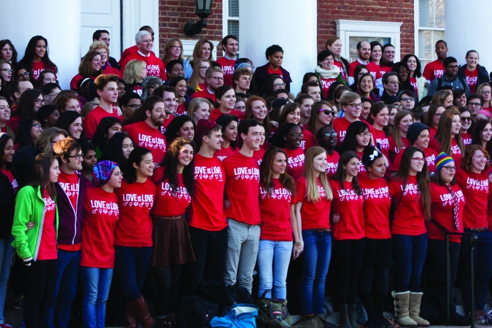 Student sing the Good ol' Song.