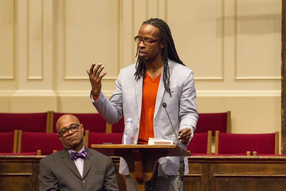 In his lecture, Ibram X. Kendi drew a parallel between the history of Charlottesville in relation to Thomas Jefferson and the presence of the white supremacists in the city in August.
