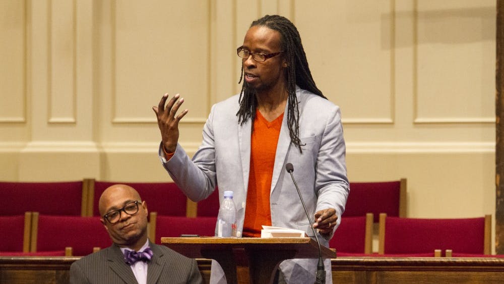 In his lecture, Ibram X. Kendi drew a parallel between the history of Charlottesville in relation to Thomas Jefferson and the presence of the white supremacists in the city in August.