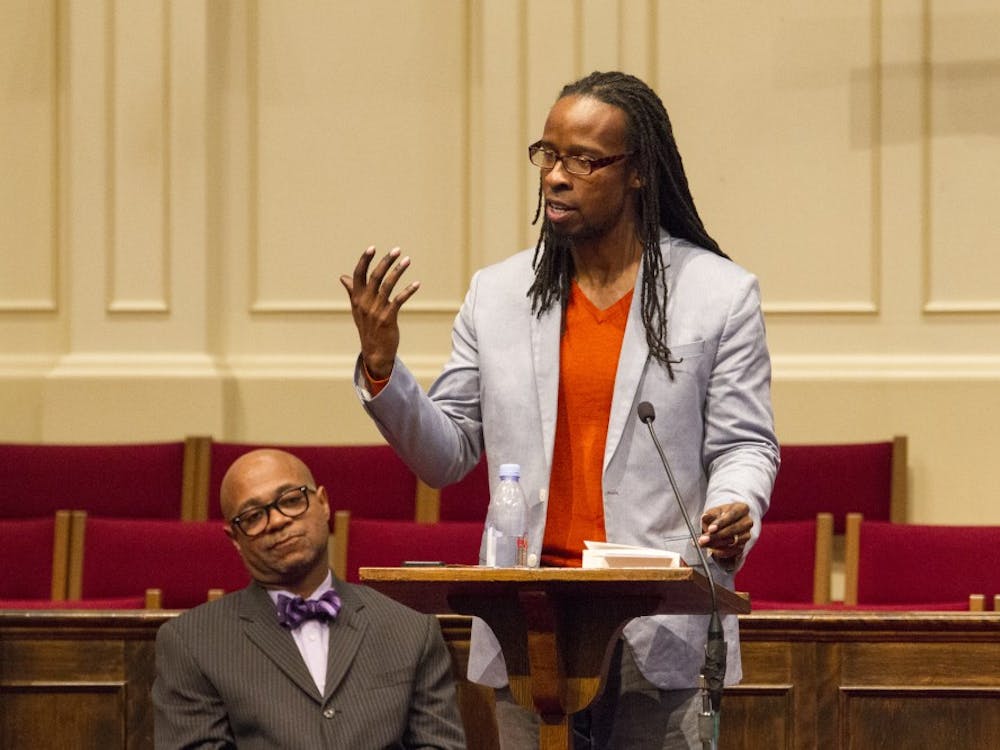 In his lecture, Ibram X. Kendi drew a parallel between the history of Charlottesville in relation to Thomas Jefferson and the presence of the white supremacists in the city in August.