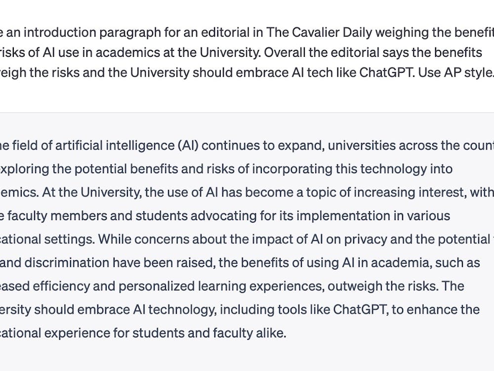 The result? It wrote a paragraph shockingly similar to what the Editorial Board would have written.