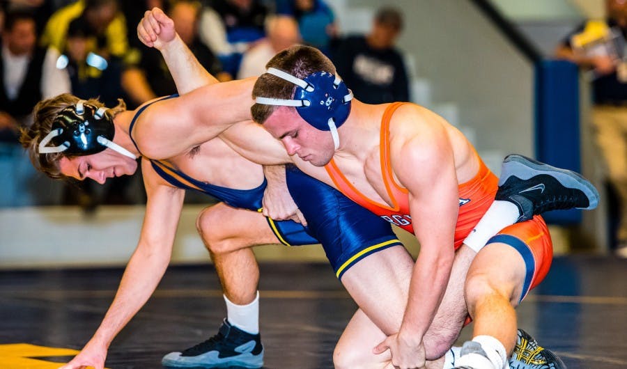 Senior wrestler Will Mason was one of four Cavaliers to win a championship at the U.S. Collegiate Championship.