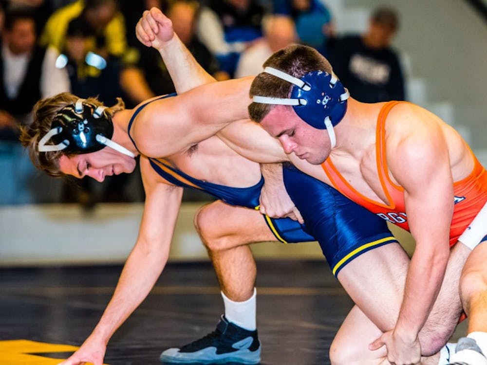 Senior wrestler Will Mason was one of four Cavaliers to win a championship at the U.S. Collegiate Championship.