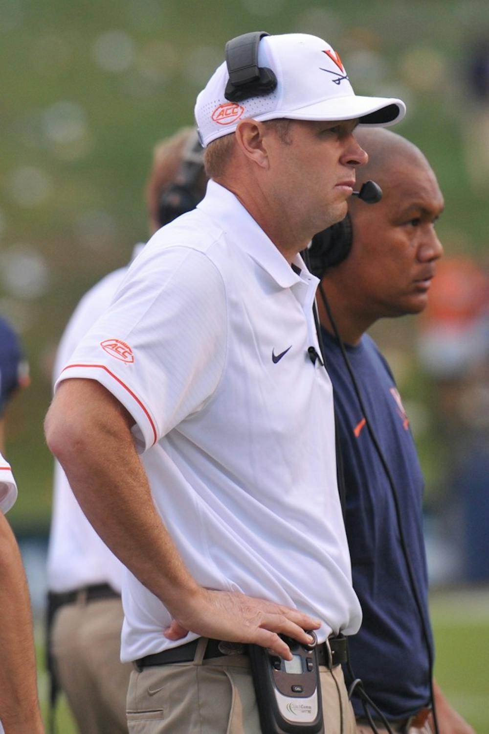 <p>Coach Bronco Mendenhall posted a 2-10 record in his first season at the helm of the&nbsp;Virginia football program.&nbsp;</p>