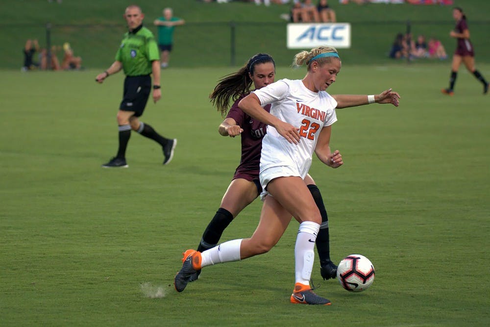 Junior forward Meghan McCool has six goals this season for Virginia.