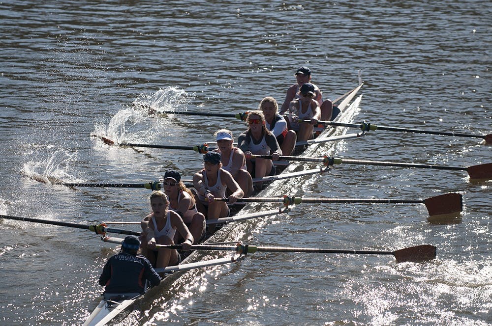 At Lake Carnegie over the weekend, Virginia finished second overall in the Varsity Eight race. Brown bested the Cavaliers by a little under seven seconds.&nbsp;