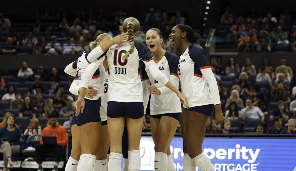 <p>Virginia went down in four sets.</p>